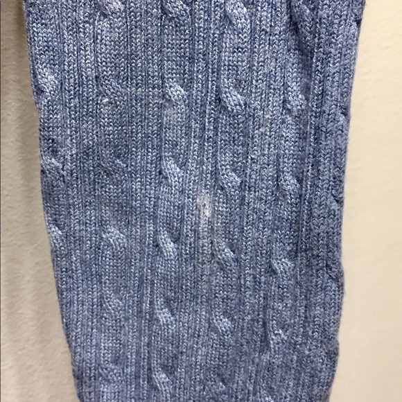 Danier Women Button Down Cardigan Light Cable Knit Medium Denim Blue - Picture 9 of 9